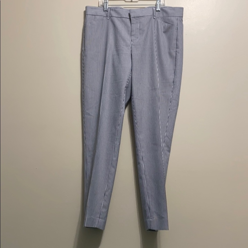 Gap Slim Cropped Pinstripe Pants